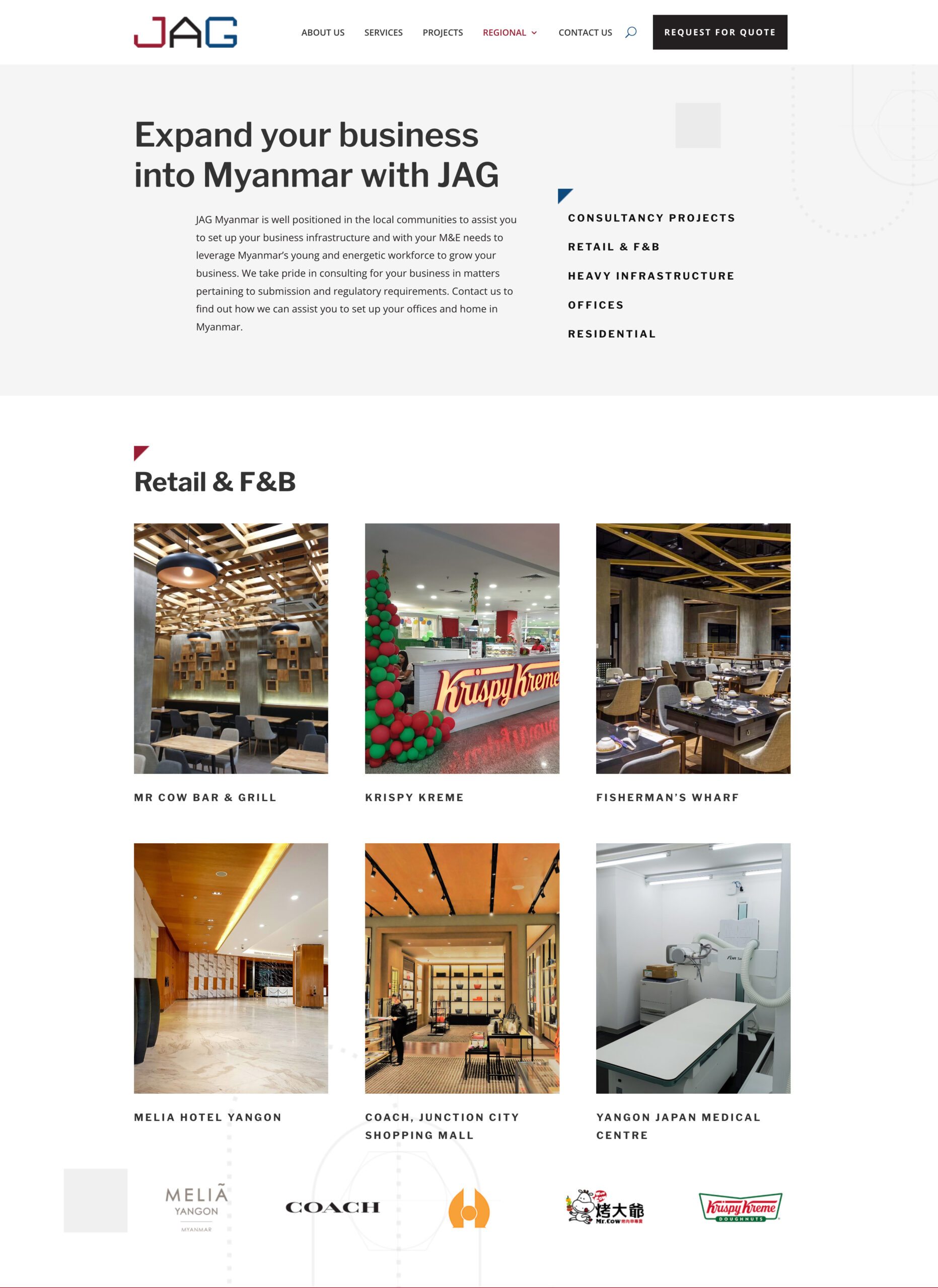 desktop-jageng-projects Website Redesign for JAG Engineering - Grid Layout