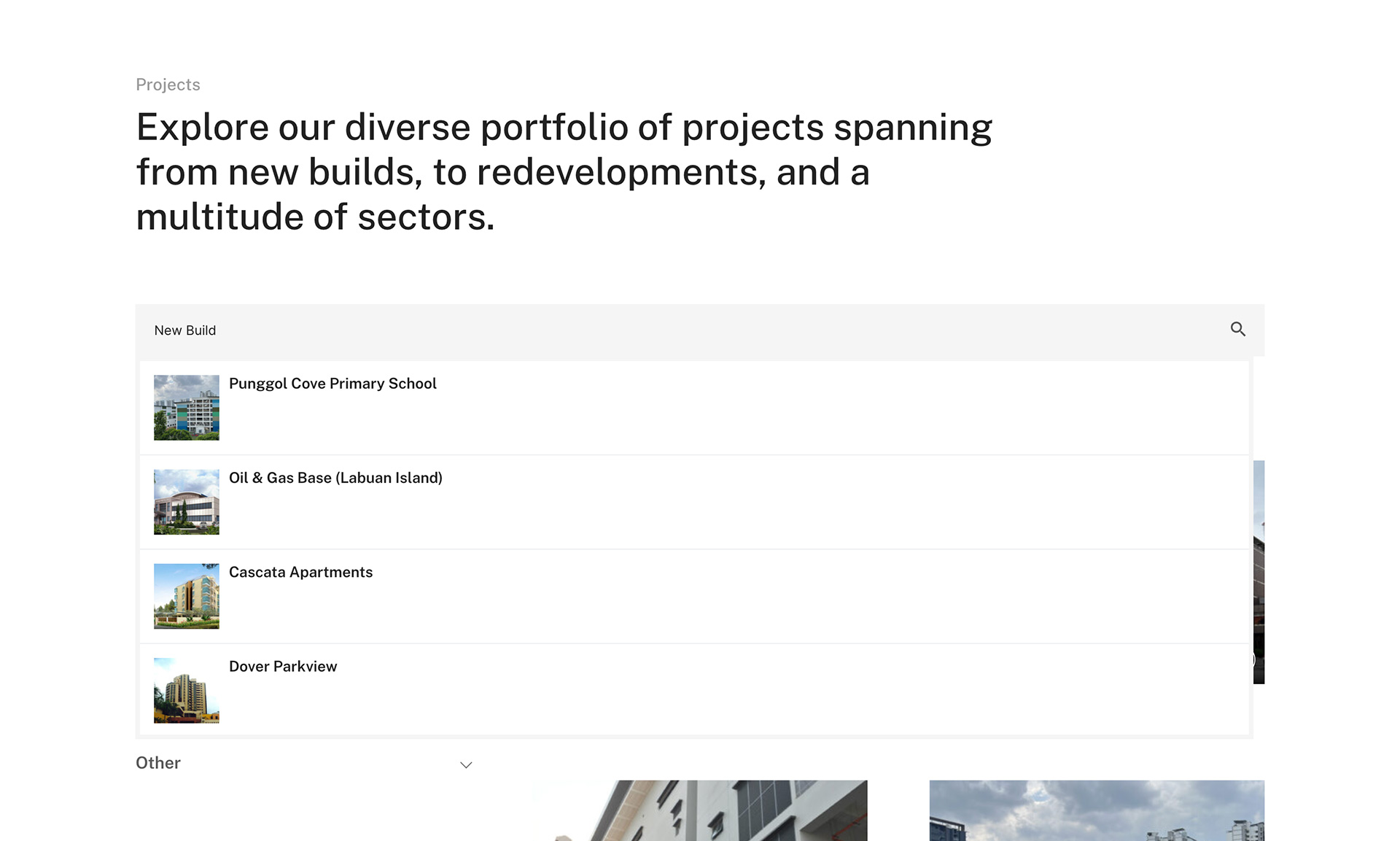 vivata-screengrab-projects-search